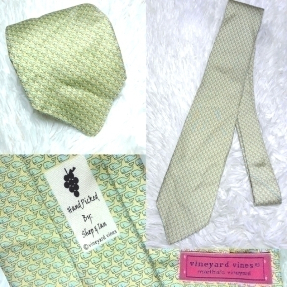 Vineyard Vines Whales Silk Neck Tie